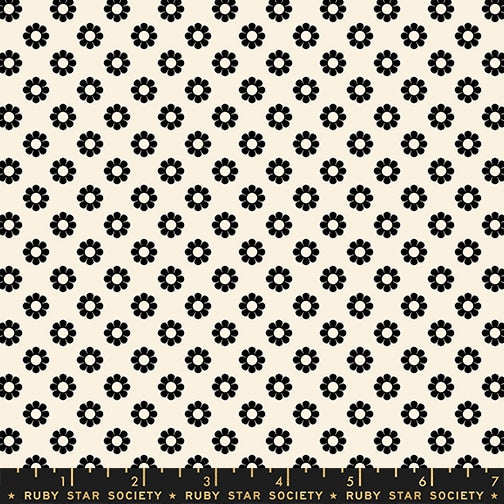 Daisy Days - Daisy Black On Natural - by Ruby Star Society (Preorder)