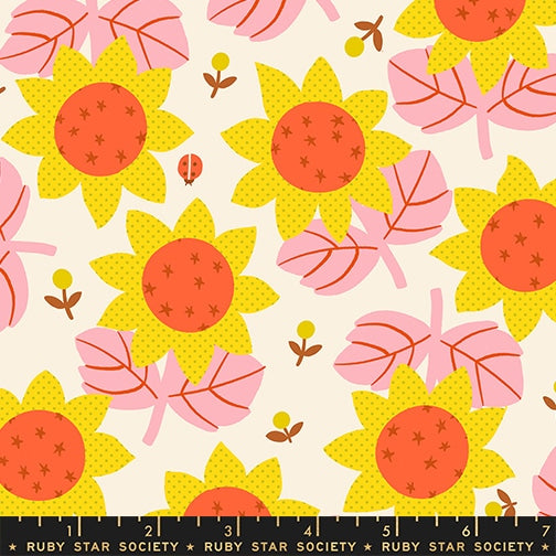 Daisy Days - Sunflower in Natural - by Ruby Star Society (Preorder)