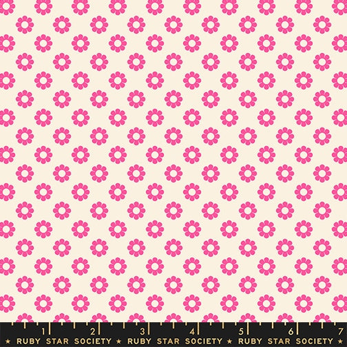 Daisy Days - Daisy Neon Pink - by Ruby Star Society (Preorder)