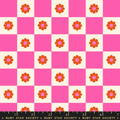 Daisy Days - Flower Checks Playful - by Ruby Star Society (Preorder)