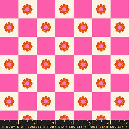 Daisy Days - Flower Checks Playful - by Ruby Star Society (Preorder)