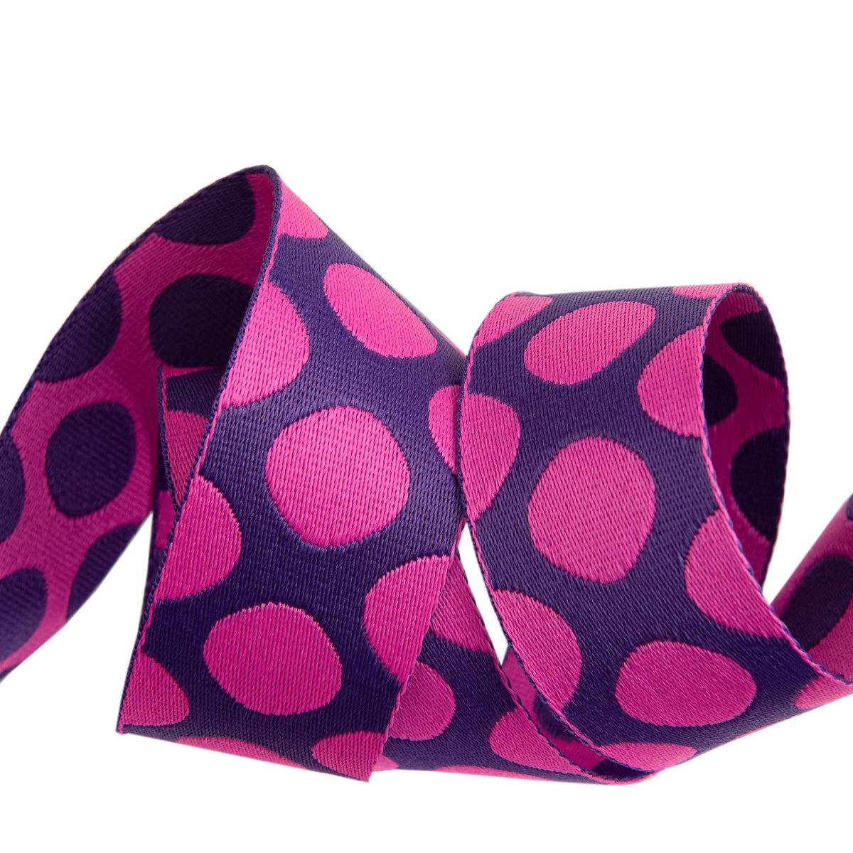 Down to Earth - Dot WEBBING in Plum Crazy - 1-1/2" width - by Tula Pink - One Yard (Preorder)