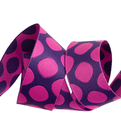 Down to Earth - Dot WEBBING in Plum Crazy - 1-1/2" width - by Tula Pink - One Yard (Preorder)