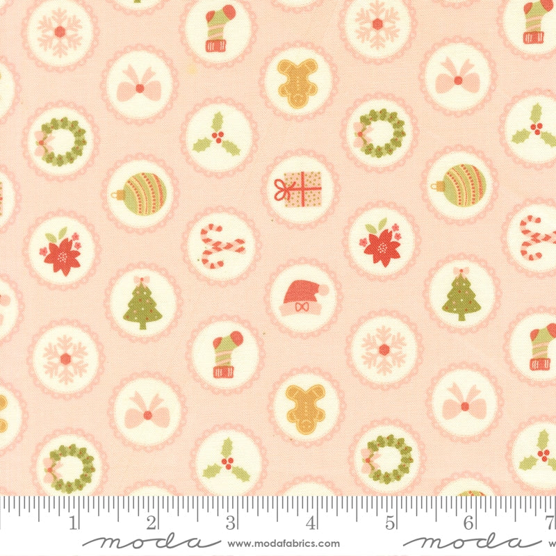 Doily Christmas Presents in Blush - December Darling by My Sew Quilty Life for Moda (Preorder)