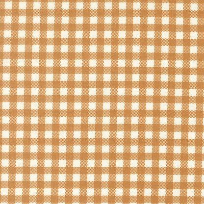Moda's cookie brown and cream gingham checks December Darling by My Sew Quilty Life cotton quilting fabric