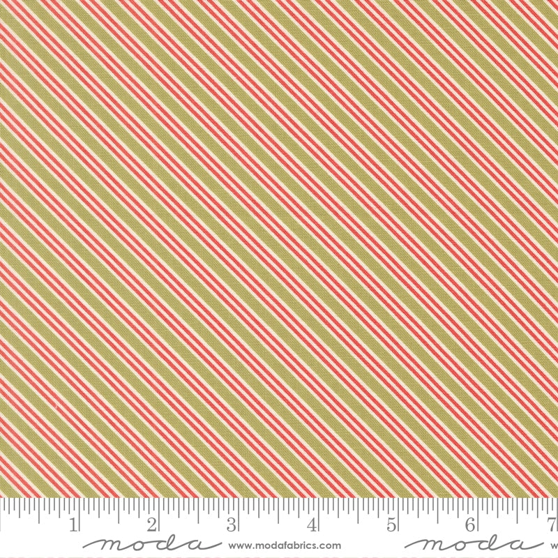 Candy Stripe in Fern - December Darling by My Sew Quilty Life for Moda (Preorder)