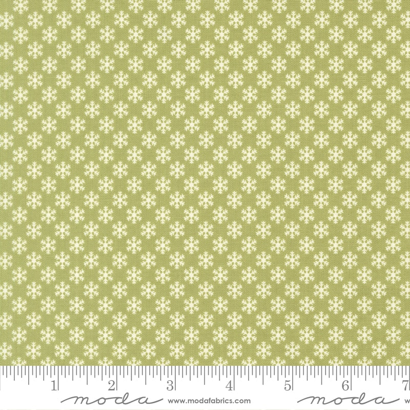 Snowflakes in Holly - December Darling by My Sew Quilty Life for Moda (Preorder)
