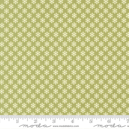 Snowflakes in Holly - December Darling by My Sew Quilty Life for Moda (Preorder)