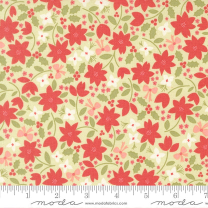 Christmas Flower in Leaf - December Darling by My Sew Quilty Life for Moda (Preorder)