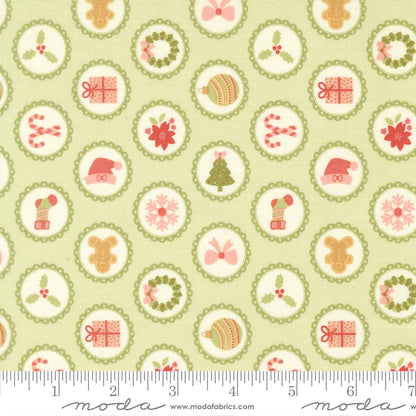 Doily Christmas Presents in Leaf - December Darling by My Sew Quilty Life for Moda (Preorder)