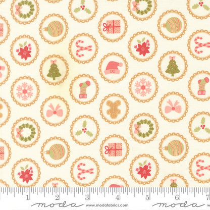 Doily Christmas Presents in Snow - December Darling by My Sew Quilty Life for Moda (Preorder)
