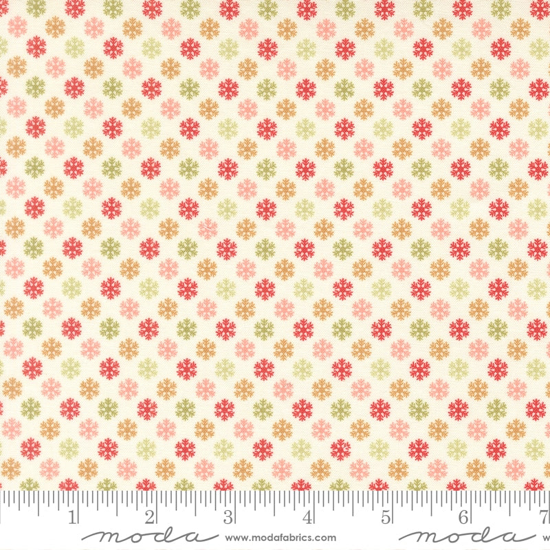 Snowflakes in Snow - December Darling by My Sew Quilty Life for Moda (Preorder)