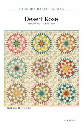 Desert Rose - Paper Pattern - Laundry Basket Quilts - LBQ-0976-P