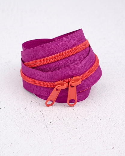 Grape Slushy - Handbag Zipper - Renaissance Ribbons