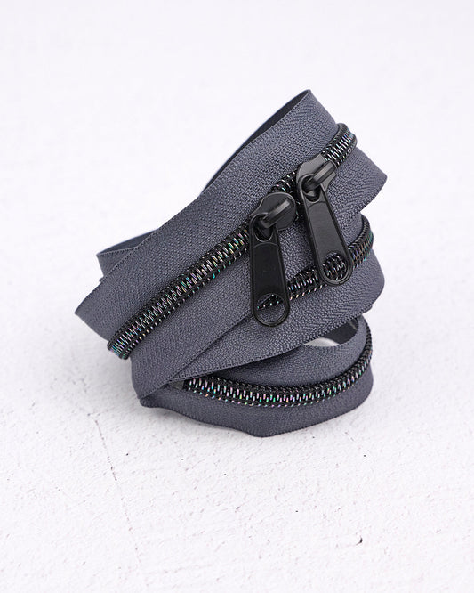 Oil Slick - Handbag Zipper - Renaissance Ribbons