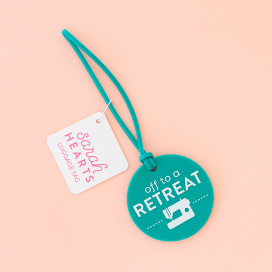 Sarah Hearts - Off to a Retreat Luggage Tag - LT02
