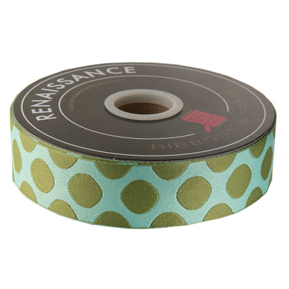 Down to Earth - Dot WEBBING in Mint to Be - 1-1/2" width - by Tula Pink - One Yard (Preorder)