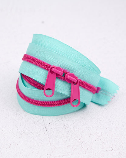 Poolside - Handbag Zipper - Renaissance Ribbons