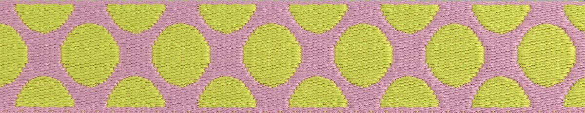 Down to Earth - Dot WEBBING in Cherry Limeade - 1" width - by Tula Pink - One Yard (Preorder)