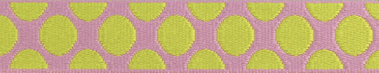 Down to Earth - Dot WEBBING in Cherry Limeade - 1" width - by Tula Pink - One Yard (Preorder)