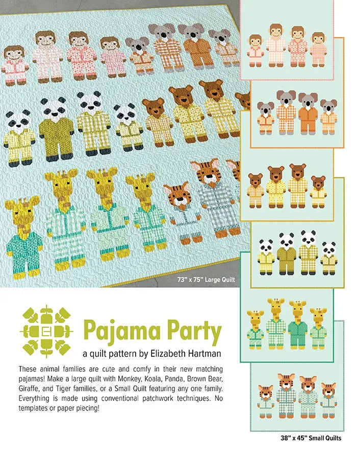 Pajama Party Pattern by Patterns By Elizabeth Hartman (Preorder)