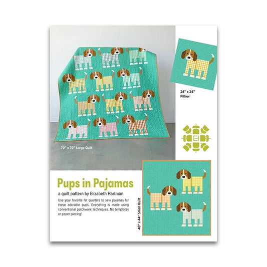 Pups in Pajamas Pattern by Patterns By Elizabeth Hartman (Preorder)
