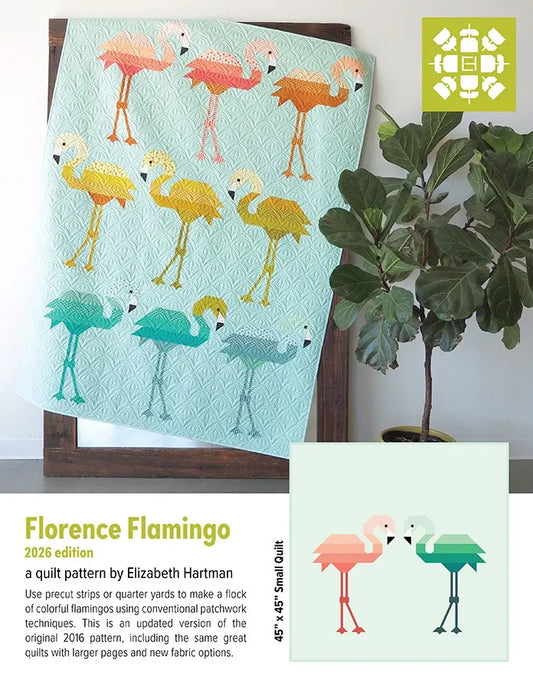 Florence Flamingo Pattern from Patterns By Elizabeth Hartman (Preorder)