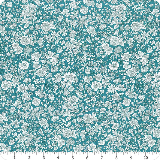 Emily Belle - Peacock - Liberty Fabrics - 01666413A - Half Yard