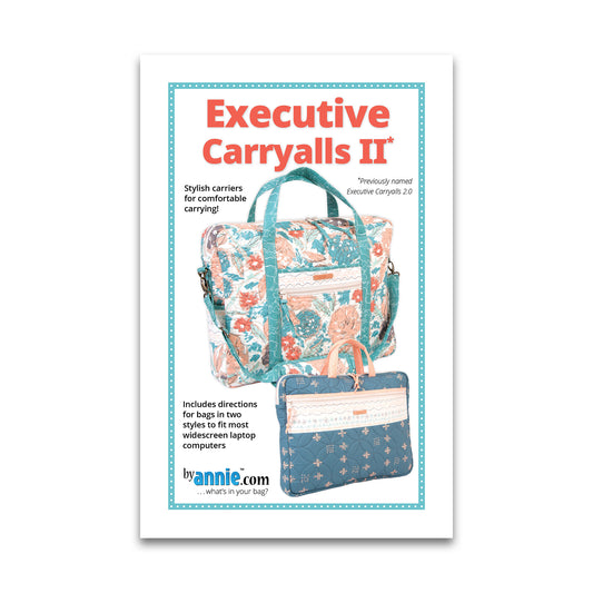 Executive Carryalls II - Printed Pattern - Patterns byAnnie - PBA110-2