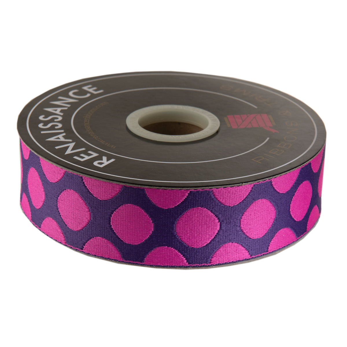 Down to Earth - Dot WEBBING in Plum Crazy - 1-1/2" width - by Tula Pink - One Yard (Preorder)