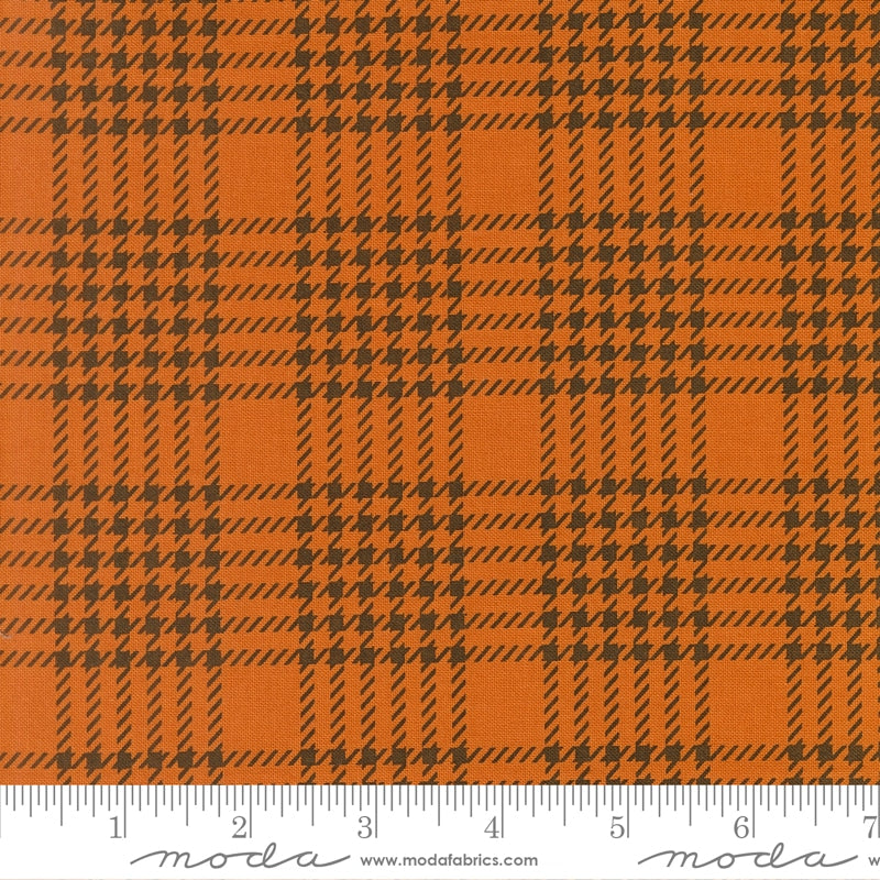 Gothic Suiting Plaid in Pumpkin - Gothic Haunt by Stacy Iest Hsu (Preorder)