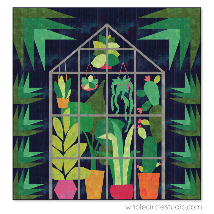 Greenhouse Garden by Whole Circle Studio - Quilt Kit