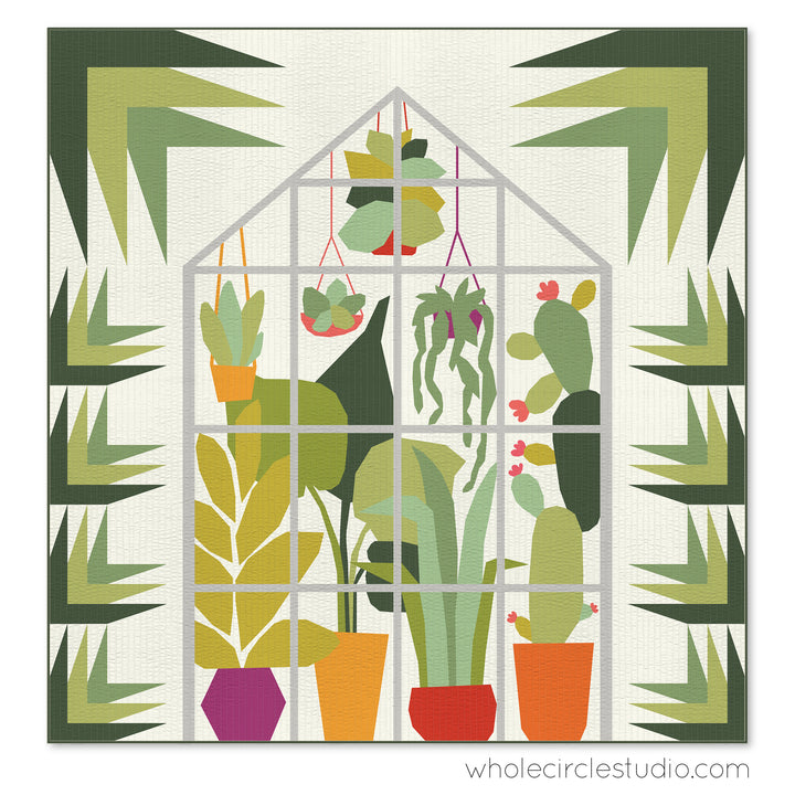 Greenhouse Garden by Whole Circle Studio - Quilt Kit