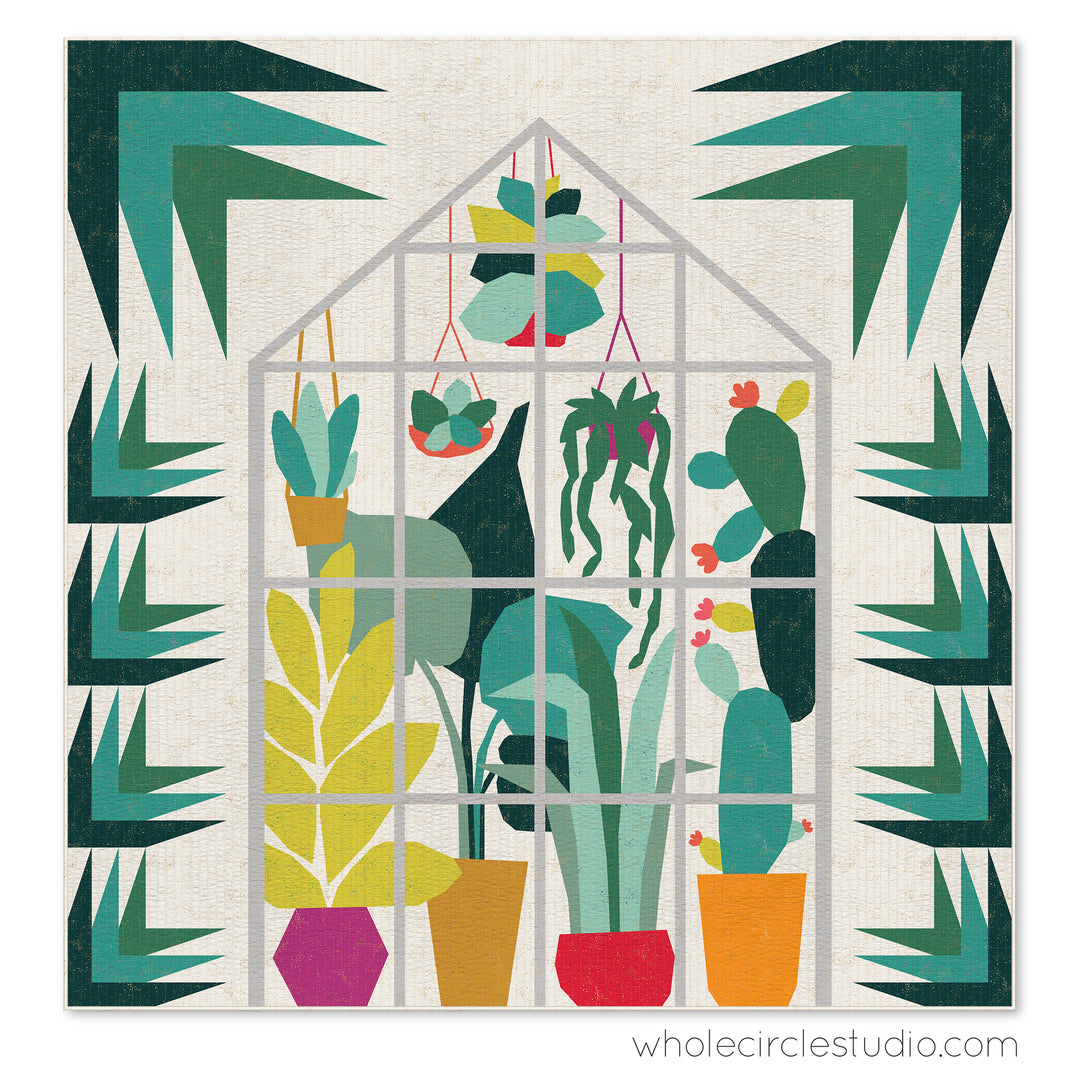 Greenhouse Garden by Whole Circle Studio - Quilt Kit