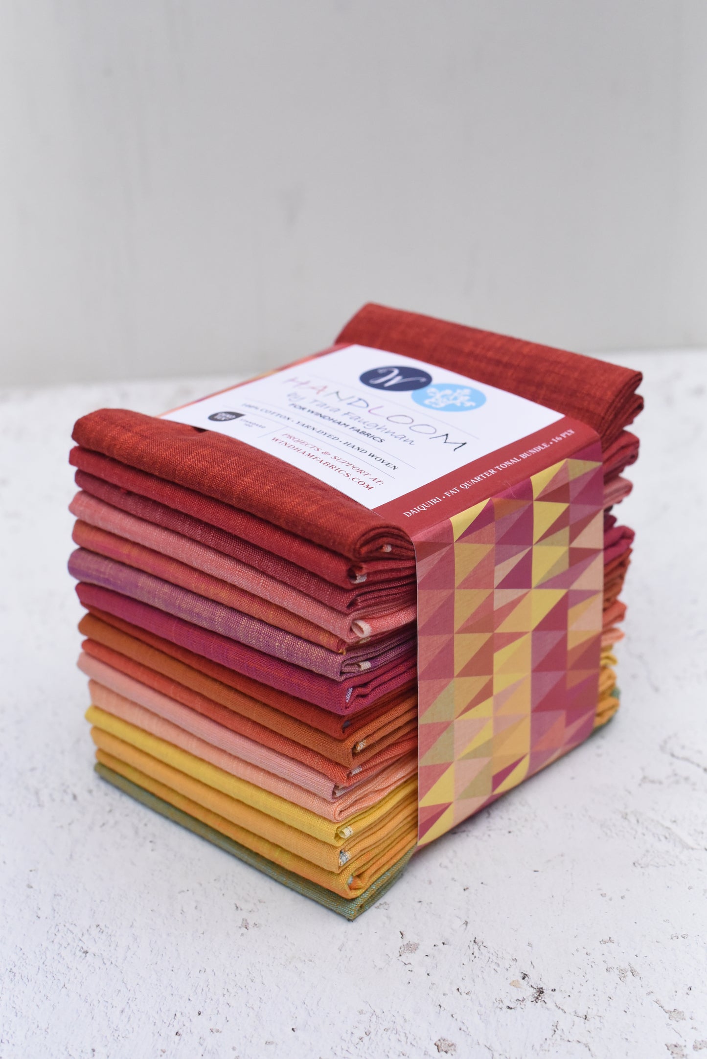 Handloom Fat Quarter Color Stories Bundle in Daiquiri by Tara Faughnan, 16 pieces (Preorder)