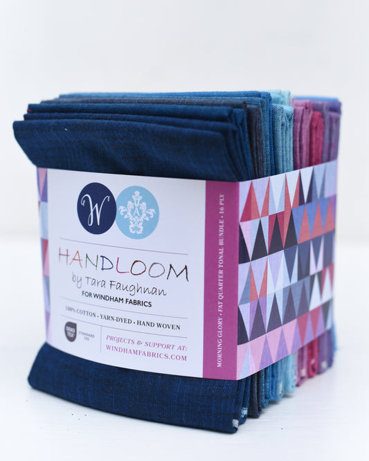 Handloom Fat Quarter Color Stories Bundle in Morning Glory by Tara Faughnan, 16 pieces (Preorder)