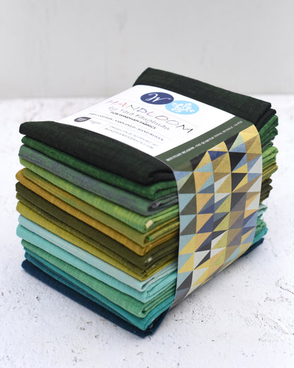 Handloom Fat Quarter Color Stories Bundle in Mountain Meadow by Tara Faughnan, 16 pieces (Preorder)