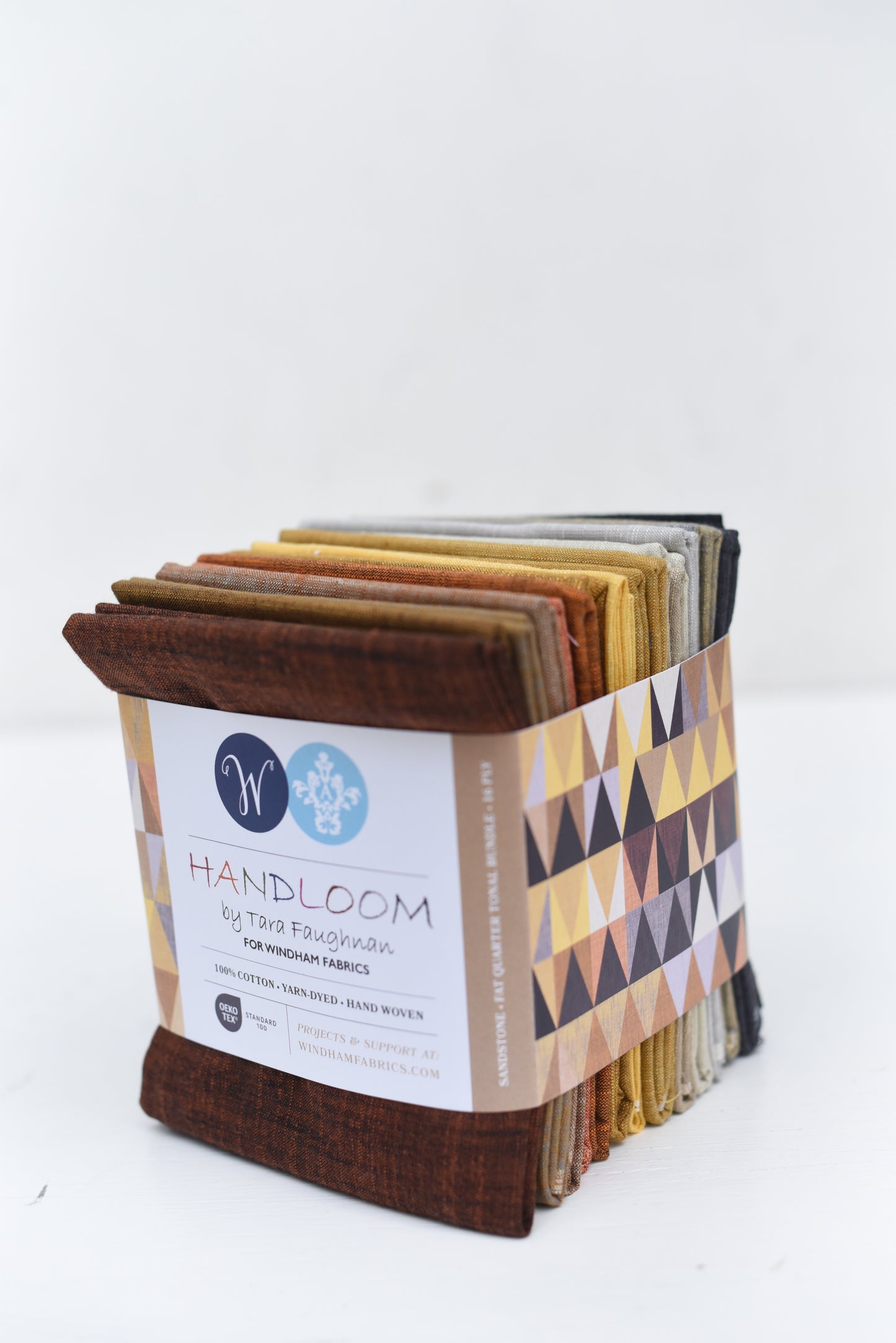 Handloom Fat Quarter Color Stories Bundle in Sandstone by Tara Faughnan, 16 pieces (Preorder)