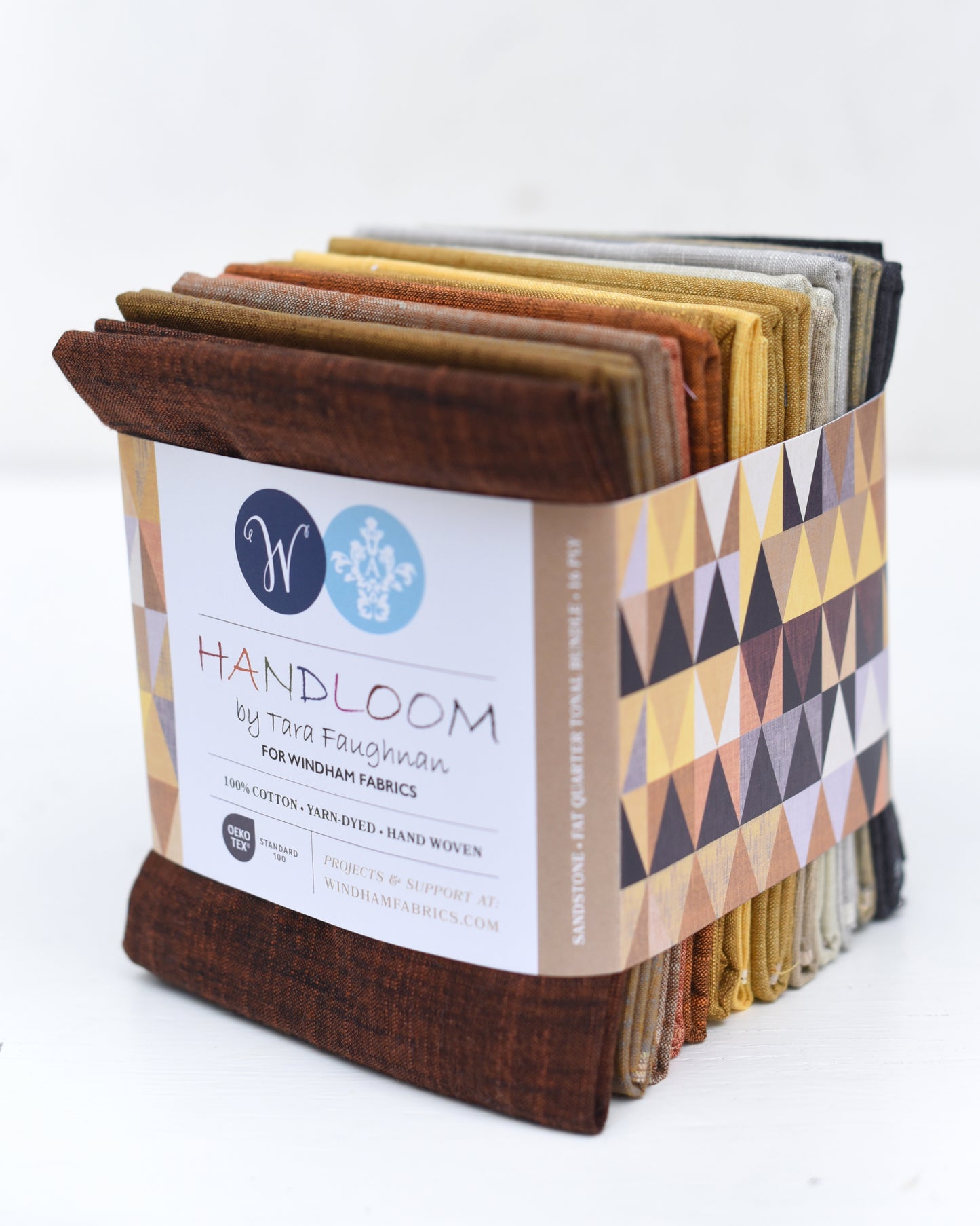 Handloom Fat Quarter Color Stories Bundle in Sandstone by Tara Faughnan, 16 pieces (Preorder)