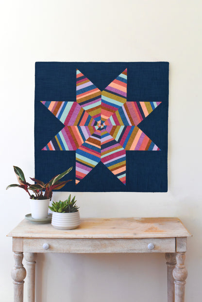 String Star Quilt Kit with Handloom by Tara Faughnan (Preorder)