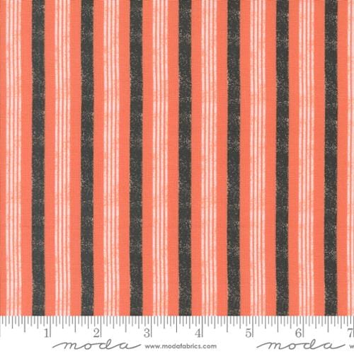 Hey Boo - Boougie Stripe in Soft Pumpkin - 5214 12 - Half Yard