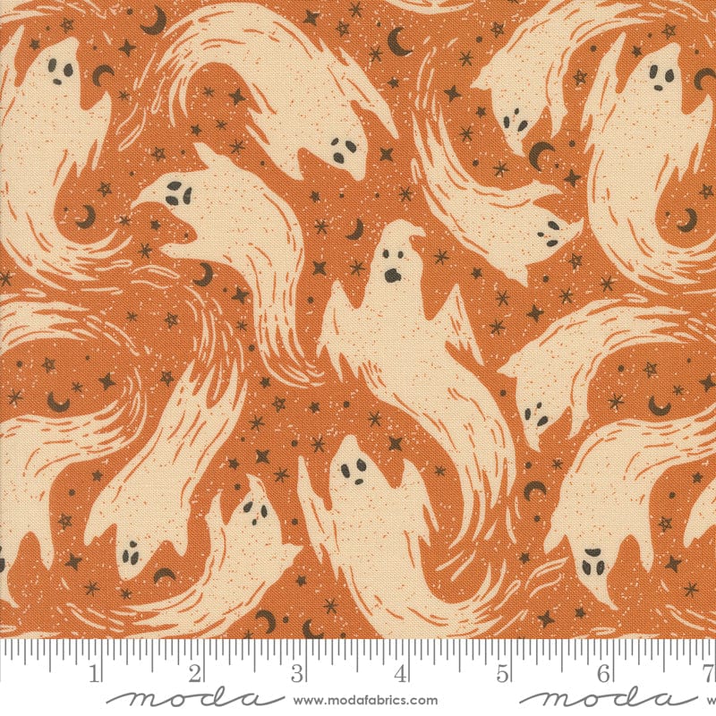 Home Sweet Haunt - Ghostly Ghost in Pumpkin - Stacy Iest Hsu - 20914 14 - Half Yard