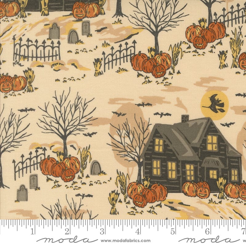 Home Sweet Haunt - Haunted Forest in Bone - Stacy Iest Hsu - 20912 11 - Half Yard