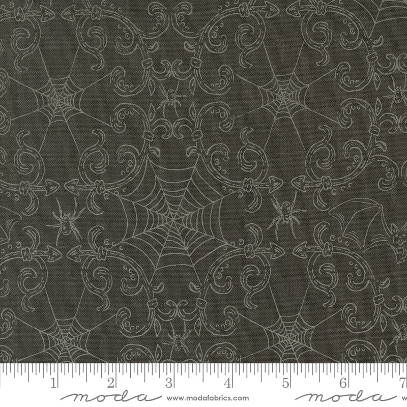 Home Sweet Haunt - Rod Iron in Charcoal - Stacy Iest Hsu - 20917 16 - Half Yard