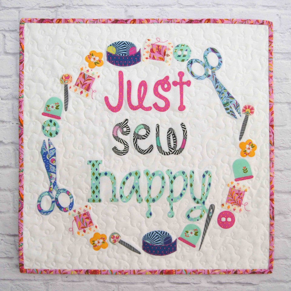 Tied With a Ribbon - Just Sew Happy - Mini Quilt Pattern - TR030