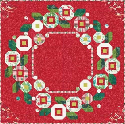 Winterly - Little Posy Wreath Kit in Red - Robin Pickens - KIT48760