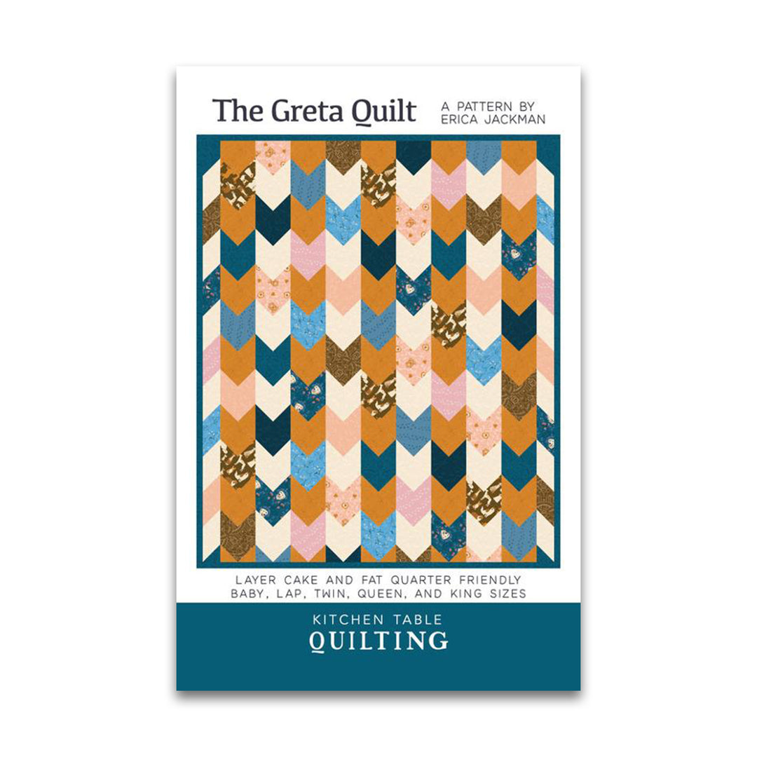 PREORDER - The Greta Quilt - Quilt Pattern - The Kitchen Table Quilting - KTQ 176 - Paper Pattern
