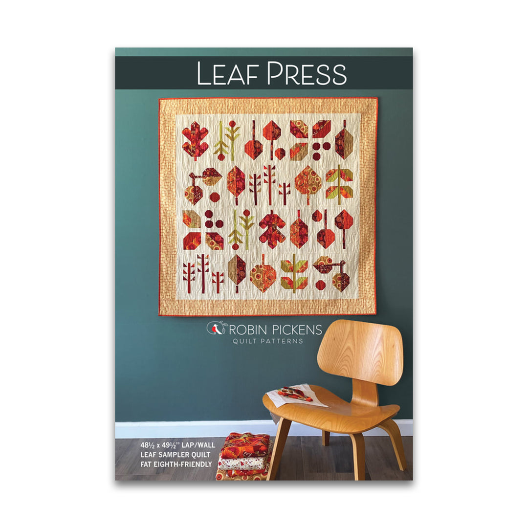 Leaf Press - Paper Pattern - Robin Pickens - RPQP LP150