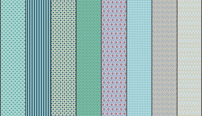 Lollie Jar Blue - by Jen Kingwell for Moda (Preorder)