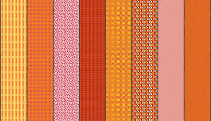 Lollie Jar Orange - by Jen Kingwell for Moda (Preorder)